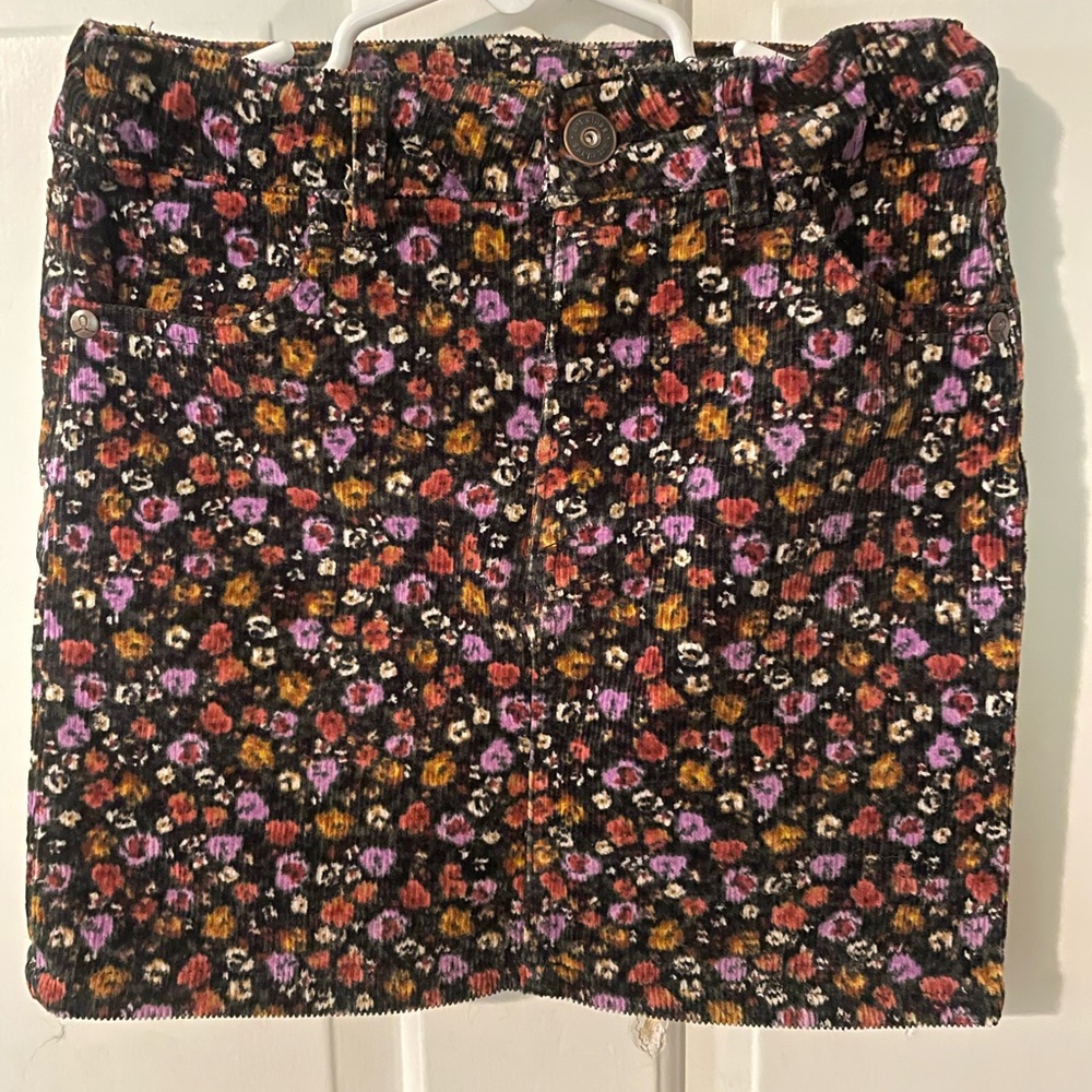 Girls art class fall corduroy skirt